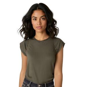 Clu Military Green Short Sleeve Tee Shirt Size S